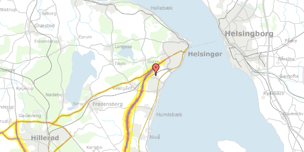 Trafikstøjkort på Helgavej 31, 3060 Espergærde