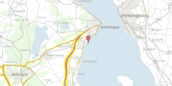 Trafikstøjkort på Mørdrupvej 26A, 3060 Espergærde