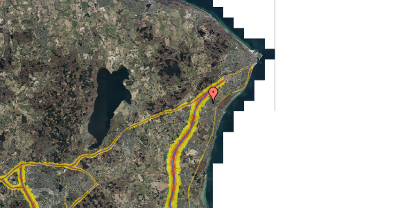 Trafikstøjkort på Mørdrupvej 111E, 3060 Espergærde