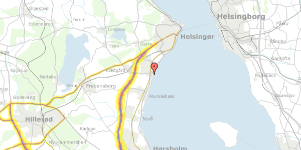 Trafikstøjkort på Ny Strandvej 64, 3060 Espergærde