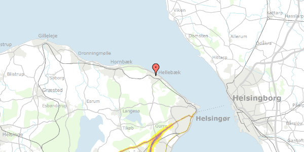 Trafikstøjkort på Sejerøvej 15, 3140 Ålsgårde