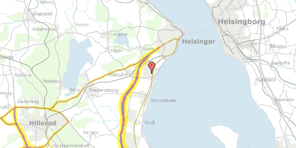 Trafikstøjkort på Sløjfen 4, 3060 Espergærde