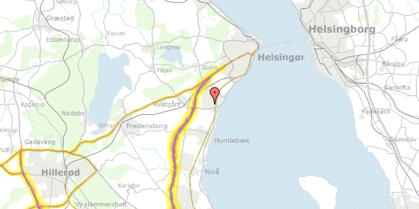 Trafikstøjkort på Sløjfen 14, 3060 Espergærde