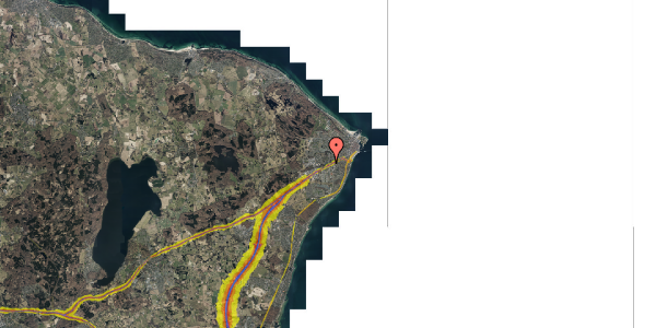 Trafikstøjkort på Sydvej 9, 2. mf, 3000 Helsingør