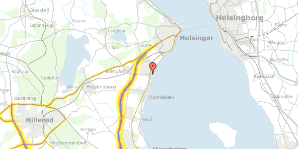 Trafikstøjkort på Tibberup Alle 4, 3060 Espergærde