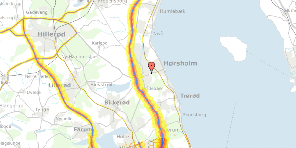 Trafikstøjkort på Hørsholm Park 2, 1. th, 2970 Hørsholm