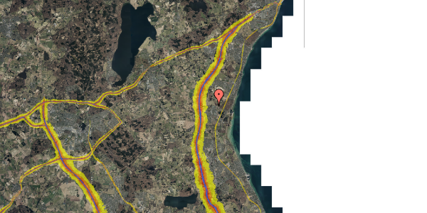 Trafikstøjkort på Margerittens Kvarter 46, 2990 Nivå