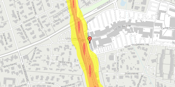 Trafikstøjkort på Egedal Centret 119, 3660 Stenløse