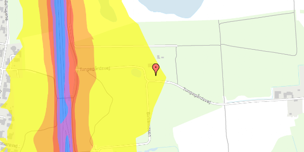 Trafikstøjkort på Tungegårdsvej 3, 3650 Ølstykke