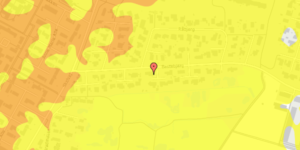 Trafikstøjkort på Bastebjerg 28, 2690 Karlslunde