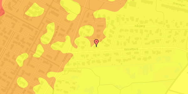 Trafikstøjkort på Bastebjerg 41, 2690 Karlslunde