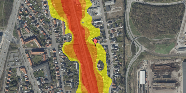 Trafikstøjkort på Græsmarksvej 32, 4600 Køge