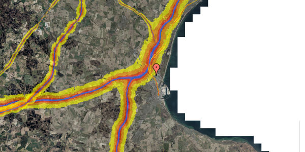 Trafikstøjkort på Ølbycenter 69, 2. 10, 4600 Køge