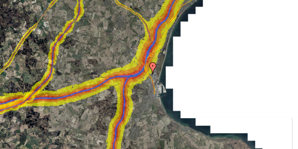 Trafikstøjkort på Ølbycenter 86, 1. 17, 4600 Køge