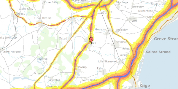 Trafikstøjkort på Tofthøjvej 31, 4130 Viby Sjælland