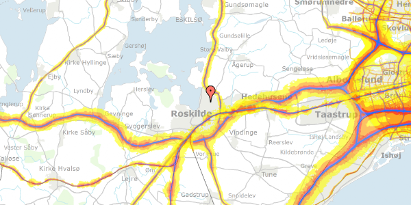 Trafikstøjkort på Nyvang 3, 4000 Roskilde