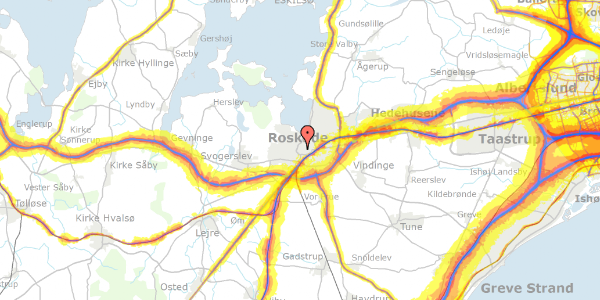 Trafikstøjkort på Støden 6, kl. , 4000 Roskilde