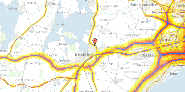 Trafikstøjkort på Terrasserne 7, 4000 Roskilde