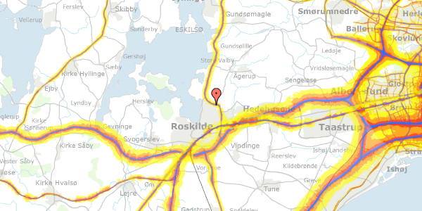 Trafikstøjkort på Terrasserne 16, 4000 Roskilde
