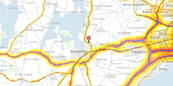 Trafikstøjkort på Terrasserne 52, 4000 Roskilde