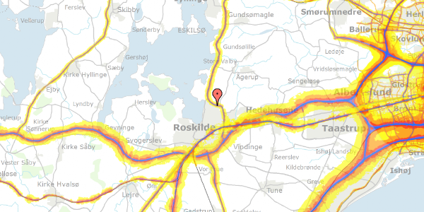 Trafikstøjkort på Terrasserne 63, 4000 Roskilde