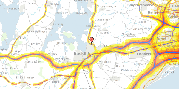 Trafikstøjkort på Terrasserne 149, 4000 Roskilde