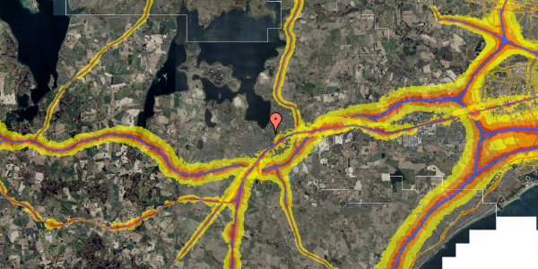 Trafikstøjkort på Trægården 6, 1. tv, 4000 Roskilde