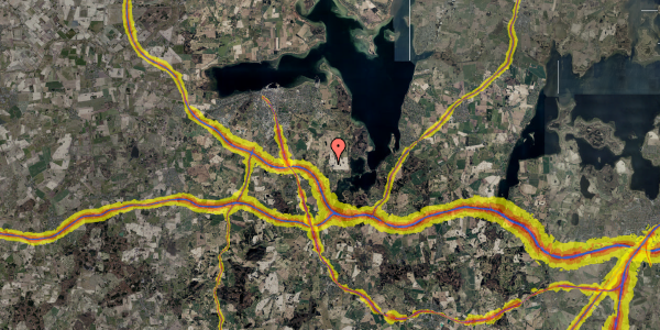 Trafikstøjkort på Ågerupvej 29, 4390 Vipperød