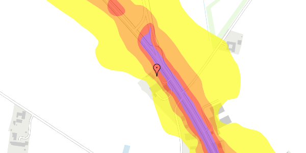 Trafikstøjkort på Høng Landevej 11, 4270 Høng