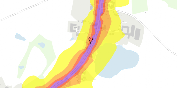 Trafikstøjkort på Ringstedvej 238, 4300 Holbæk