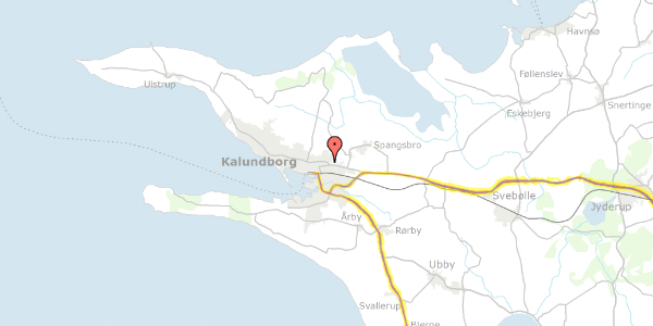 Trafikstøjkort på Blegdammen 1, 4400 Kalundborg