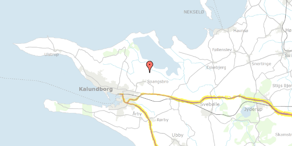 Trafikstøjkort på Istebjergvej 41, 4400 Kalundborg