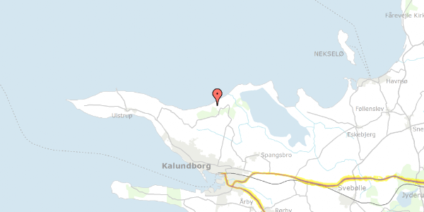 Trafikstøjkort på Vollerup Overdrev 125, 4400 Kalundborg