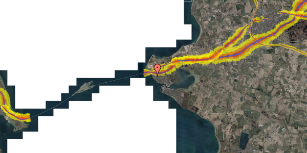 Trafikstøjkort på Granskoven 34, 4220 Korsør