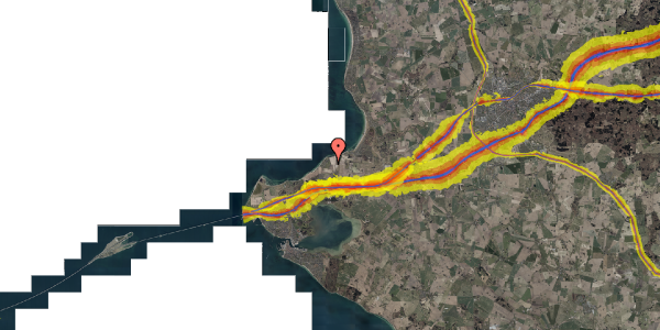 Trafikstøjkort på Knivkærvej 51, 4220 Korsør