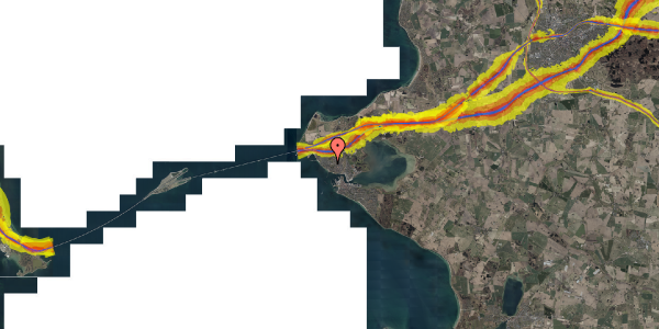 Trafikstøjkort på Revvej 124, 4220 Korsør