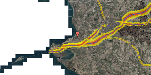 Trafikstøjkort på Stenvendertoften 5, 4220 Korsør