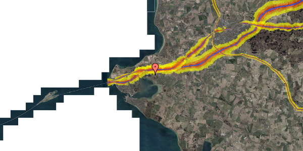 Trafikstøjkort på Tjærebyvej 2, 1. 21, 4220 Korsør