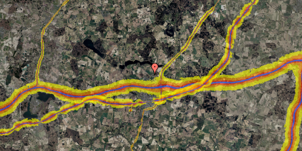 Trafikstøjkort på Benløse By 46, 4100 Ringsted