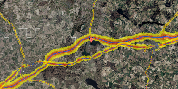 Trafikstøjkort på Solvænget 28, 4180 Sorø