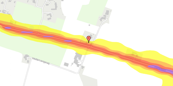 Trafikstøjkort på Oddenvej 352, 4583 Sjællands Odde