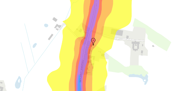 Trafikstøjkort på Holbæk Landevej 36, 4350 Ugerløse