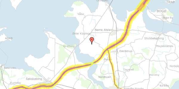 Trafikstøjkort på Sundbyvej 17, 4862 Guldborg