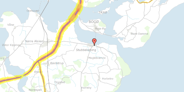 Trafikstøjkort på Solgården 4, st. th, 4850 Stubbekøbing