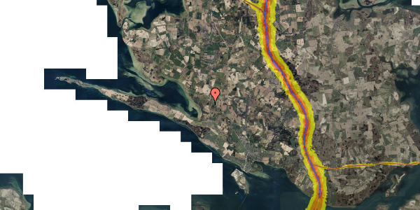 Trafikstøjkort på Næsbyvej 55, 4760 Vordingborg