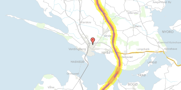 Trafikstøjkort på Sankelmarksvej 6, . 262, 4760 Vordingborg