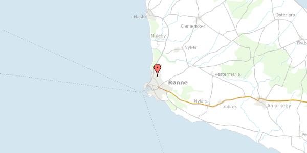 Trafikstøjkort på Smålandsvej 1, . 24, 3700 Rønne