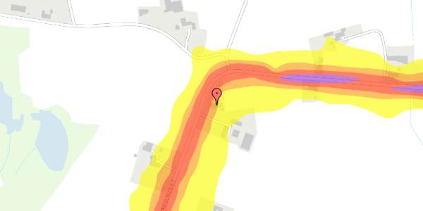 Trafikstøjkort på Egneborgvej 24, 5600 Faaborg