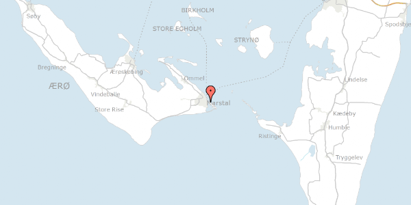 Trafikstøjkort på Vinkelstræde 7, 5960 Marstal