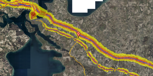 Trafikstøjkort på Tingløkken 22, 5580 Nørre Aaby